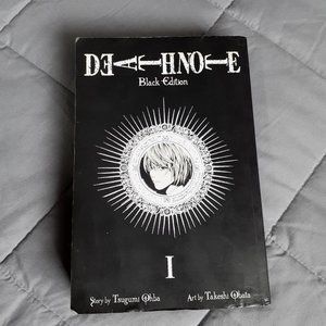 Death Note Manga Black Edition Horror Book Volume 1 Containing Volumes 1 & 2